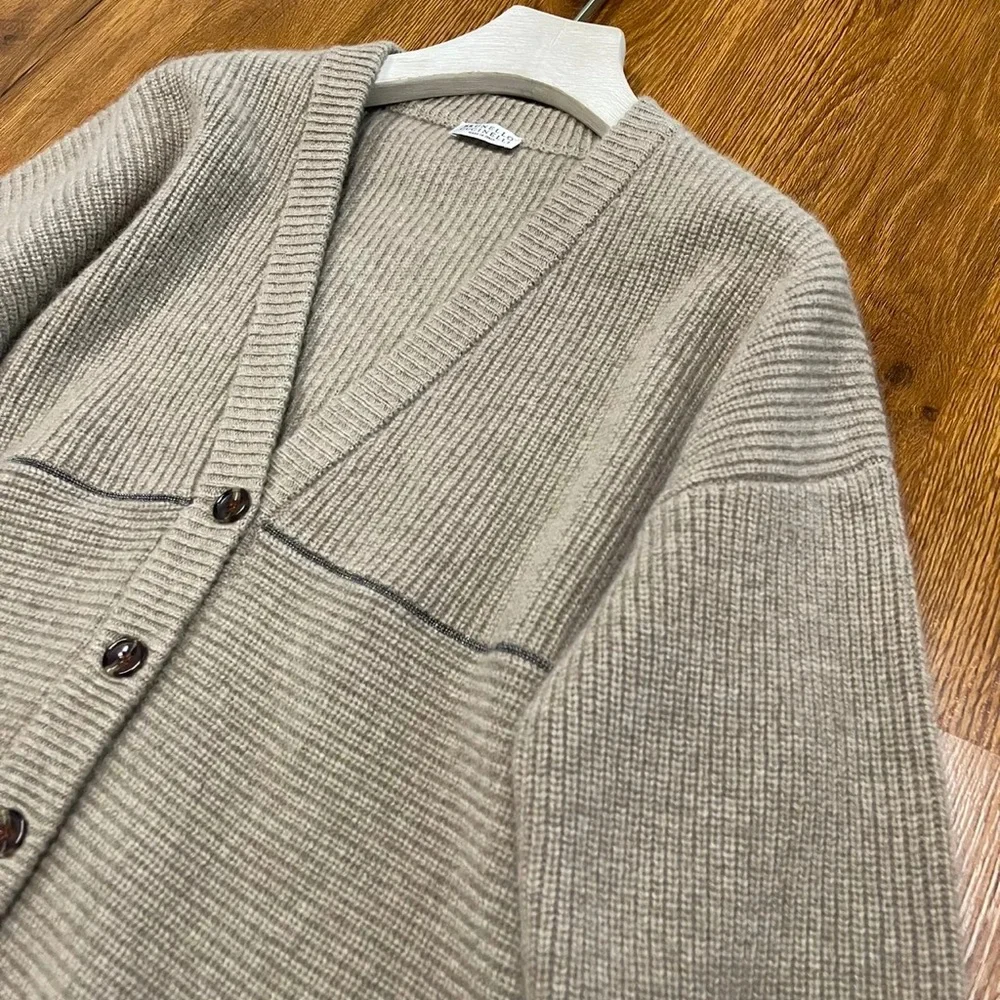 Brunello Cucinelli 100% cashmere cardigan - Picture 3 of 15